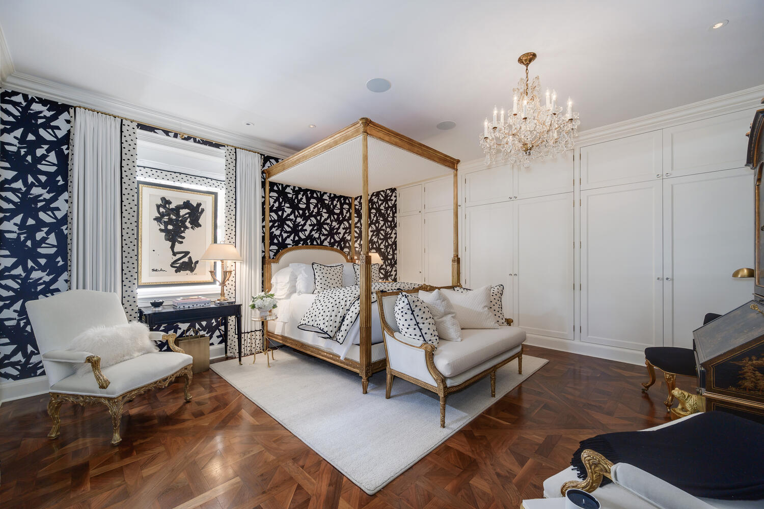 1500 North Astor Street, Unit 6 Chicago, IL 60610 - Photo 25 of 39 a bedroom with furniture and a chandelier