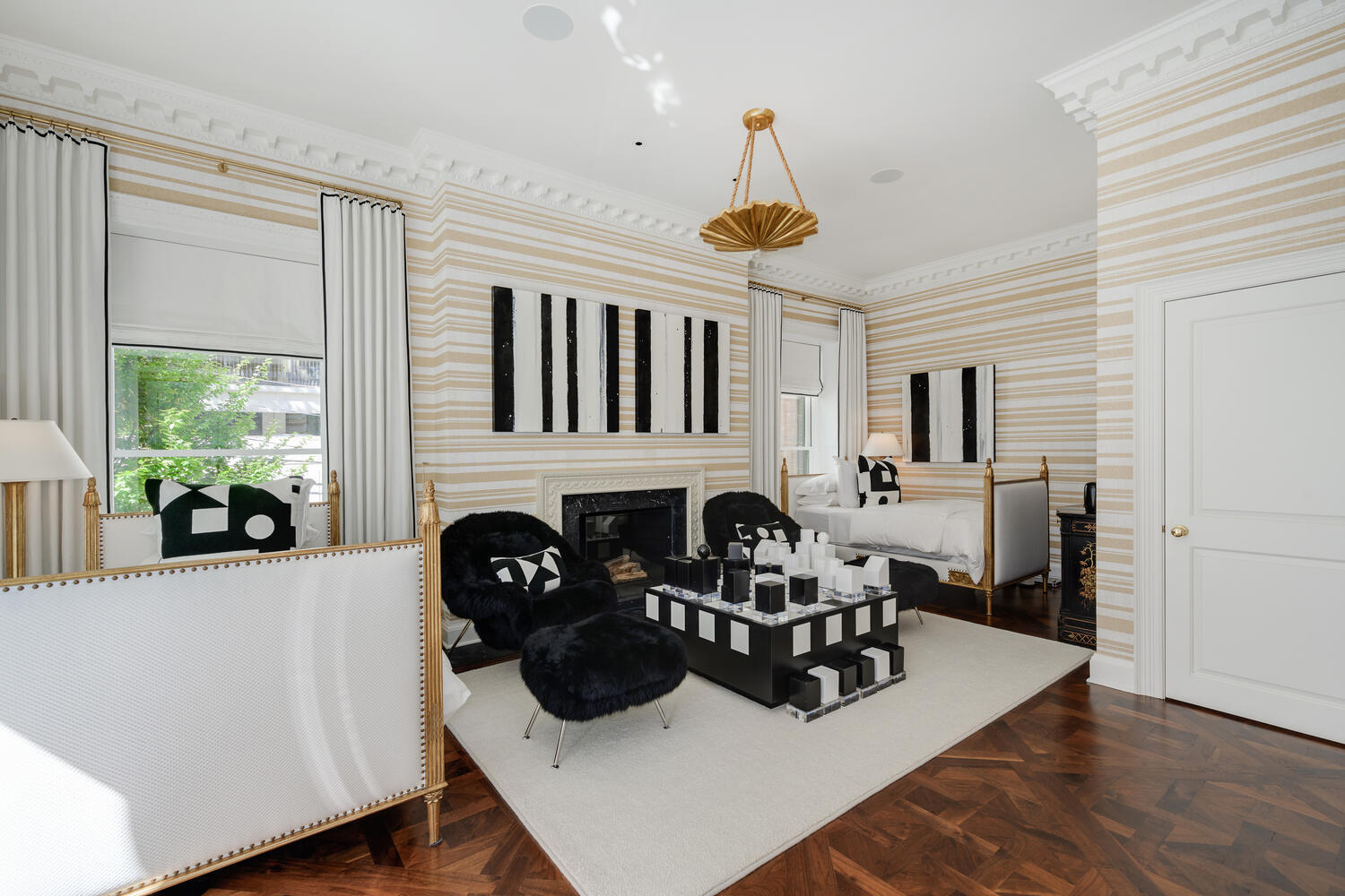 1500 North Astor Street, Unit 6 Chicago, IL 60610 - Photo 30 of 39 a view of a livingroom with furniture hardwood floor and a fireplace
