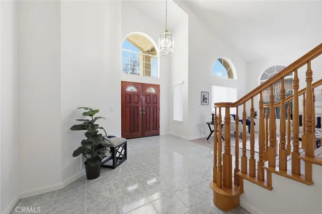 a view of room with hardwood floor