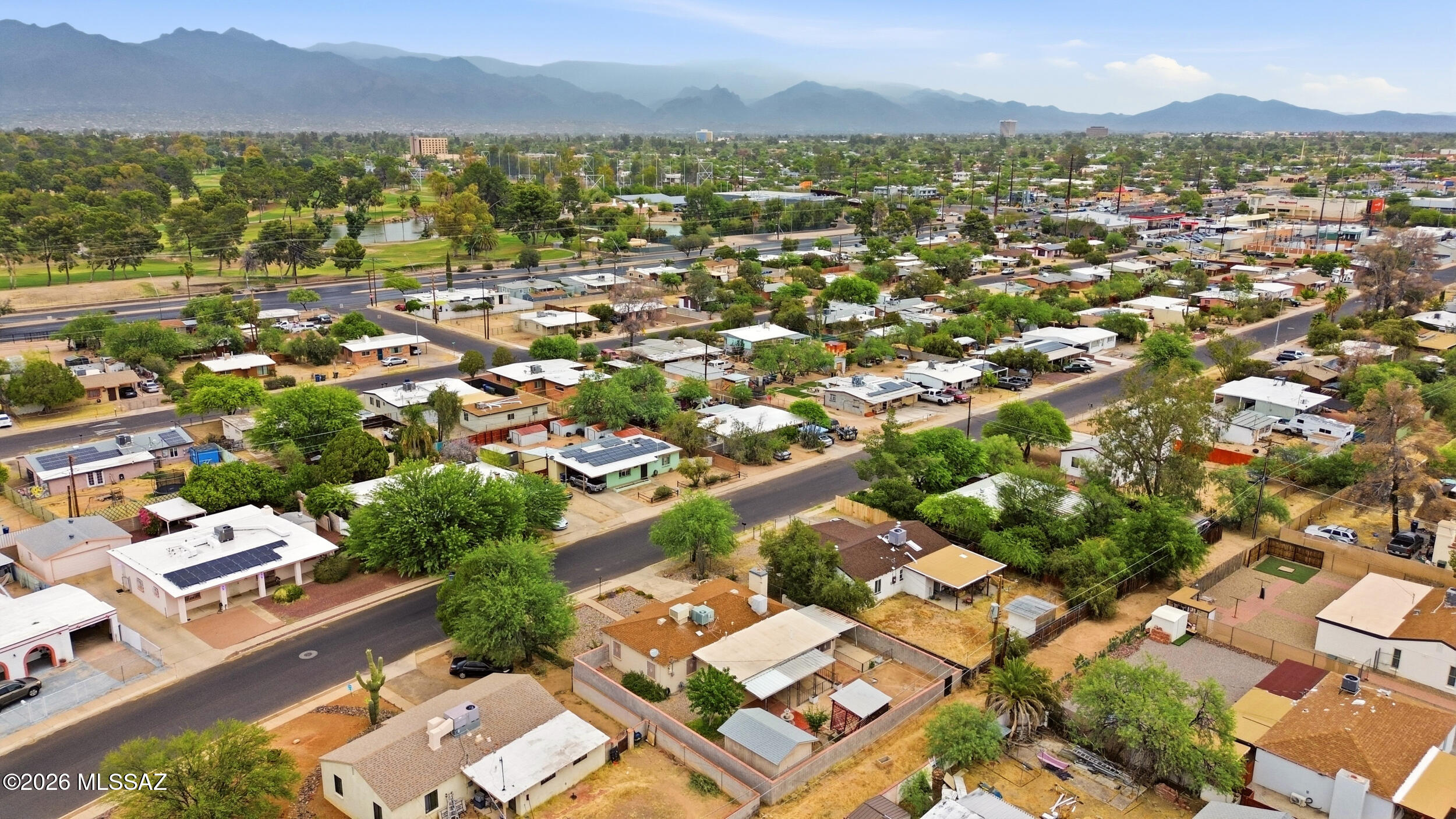 3632 East Juarez Street Tucson, AZ 85713 - Photo 35 of 37 Aerial- Reid Park area in view (front)