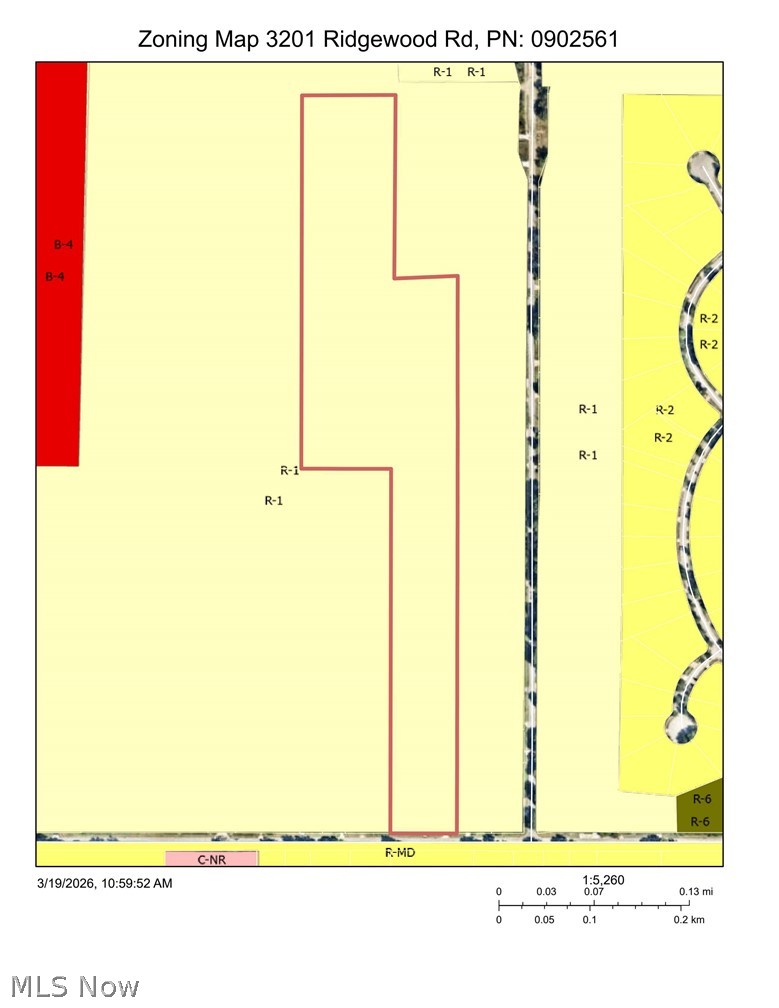 V/l 20-ac Ridgewood Road Akron, OH 44333 - Photo 14 of 16 Zoning Map