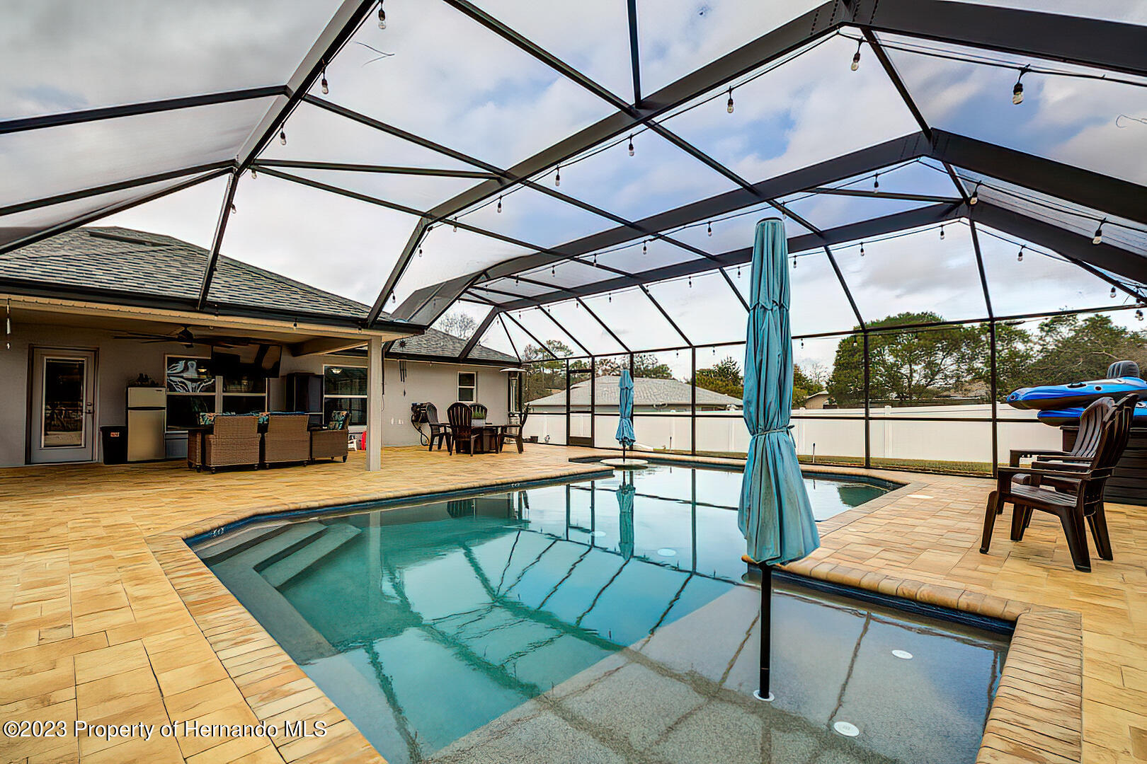 8140 Jasbow Junction Weeki Wachee, FL 34613 - Photo 29 of 37 a outdoor view with a sitting space