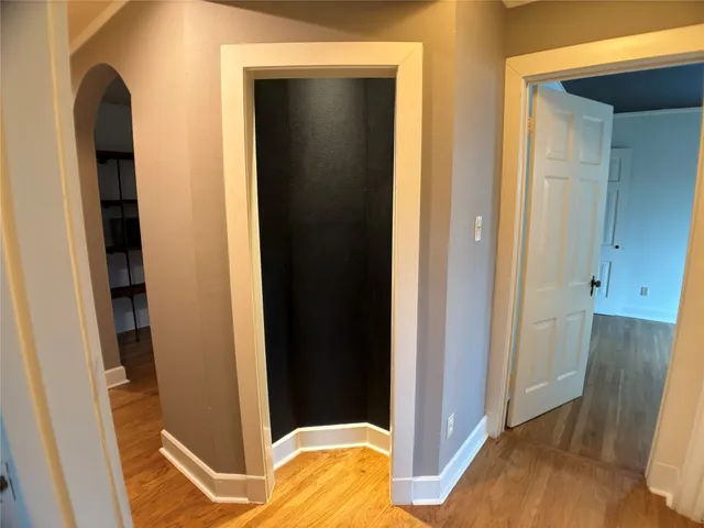 a view of closet area