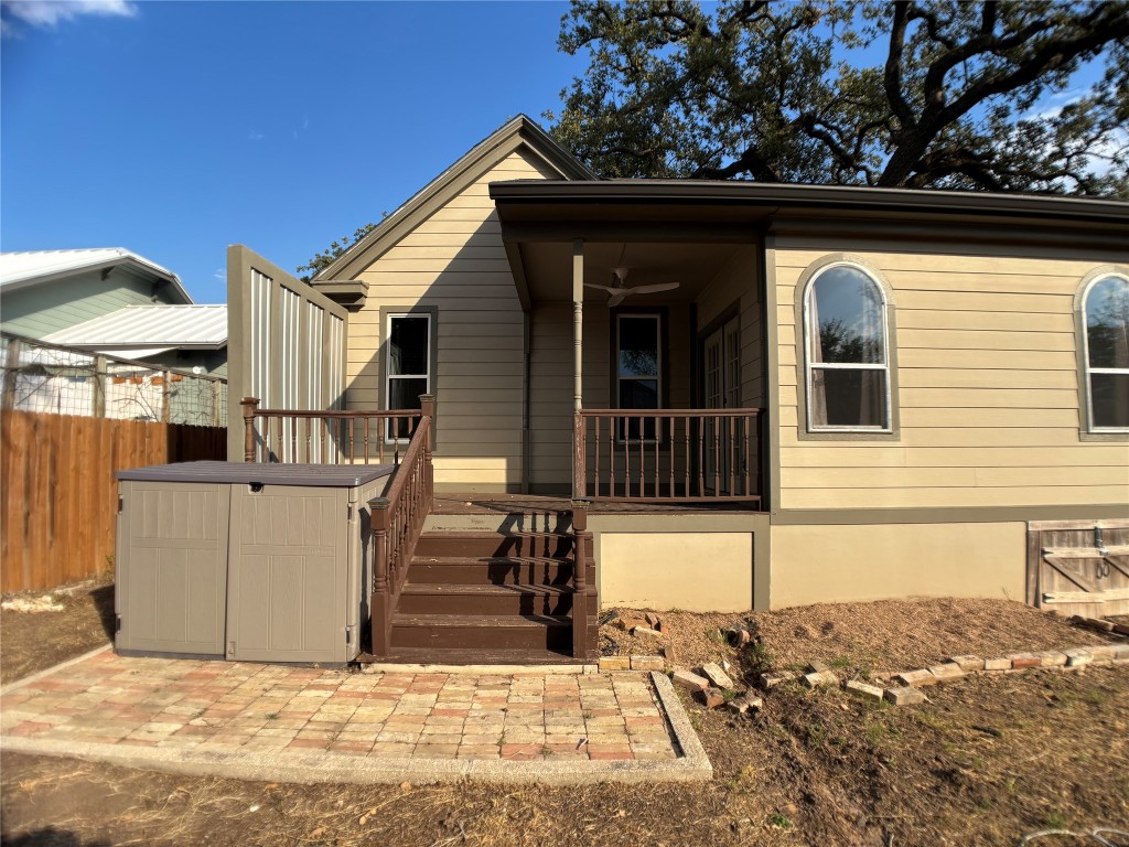 5808 Coventry Lane Austin, TX 78723 - Photo 26 of 27 a view of a house with wooden fence