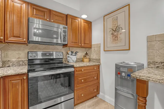 a room with furniture