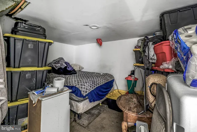 a room with storage and utility