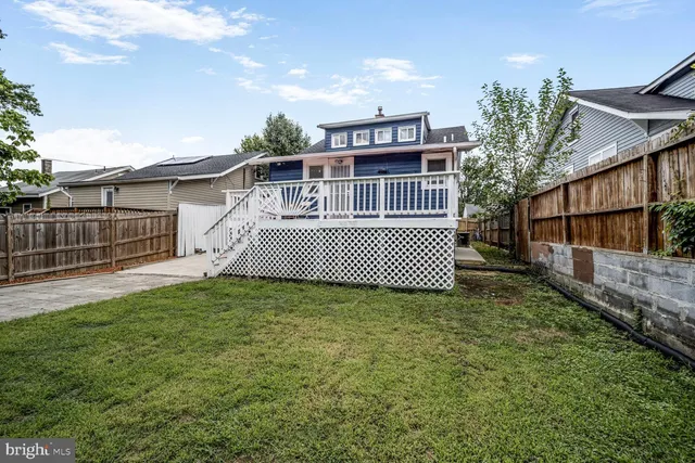 a view of a porch with a swing