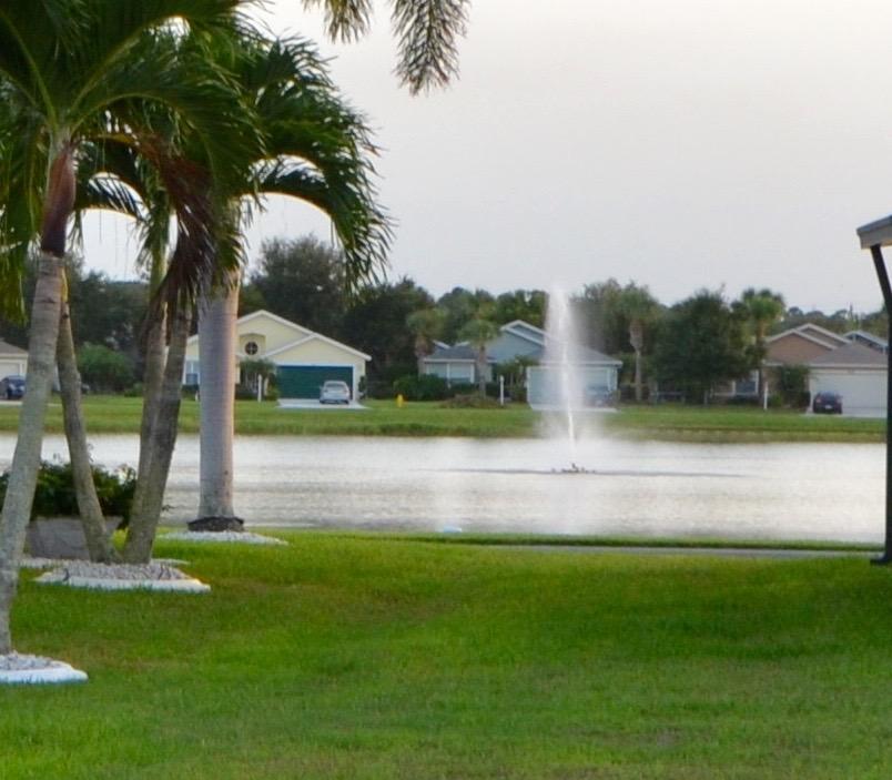 9021 Southwest Chevy Circle Stuart, FL 34997 - Photo 78 of 79 Close up of Lake Pattersons Fountain
