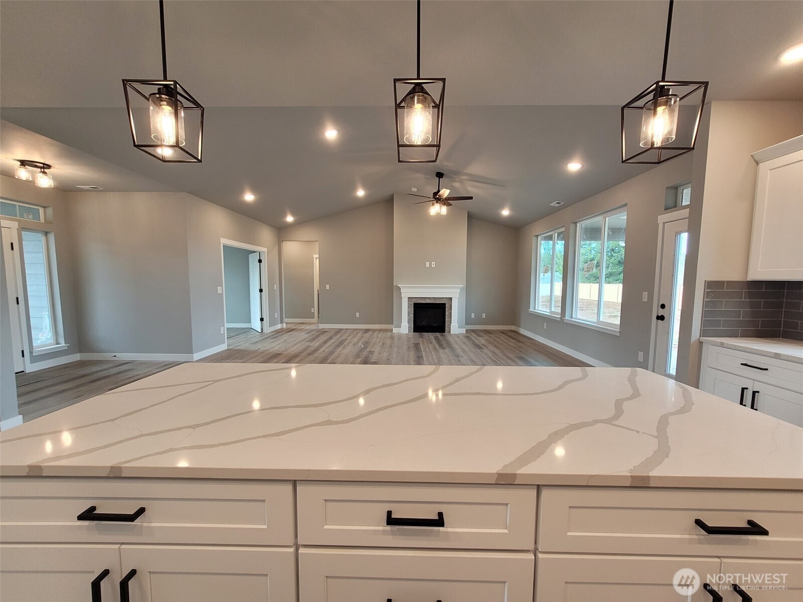 22 Raven Lane Elma, WA 98541 - Photo 9 of 21 a bathroom with a sink a large mirror and vanity