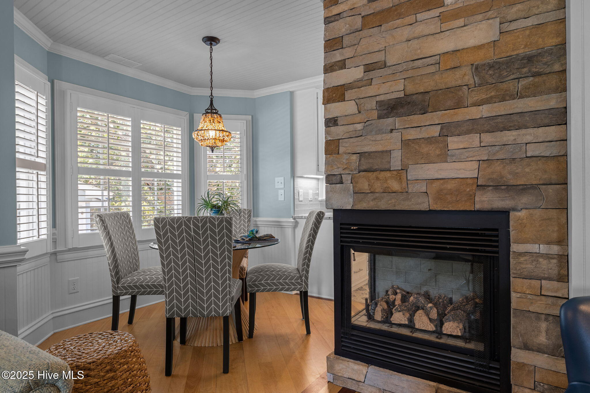 1207 Timber Trail Emerald Isle, NC 28594 - Photo 8 of 63 1207 Timber Trail dining fireplace