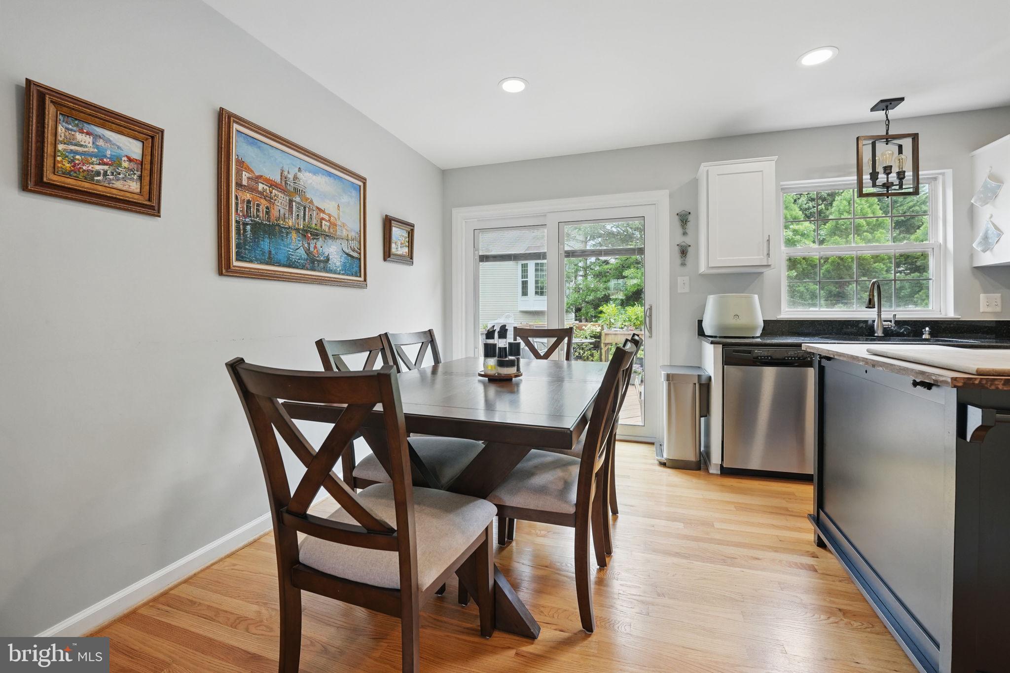 6383 Michael Robert Drive Springfield, VA 22150 - Photo 6 of 29 a view of a dining room with furniture window and outside view