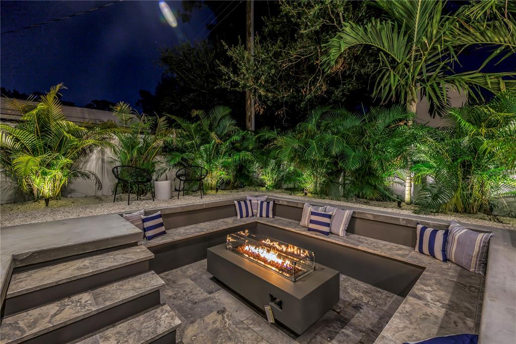 2314 Floyd Street Sarasota, FL 34239 - Photo 89 of 90 a view of a bench in a back yard