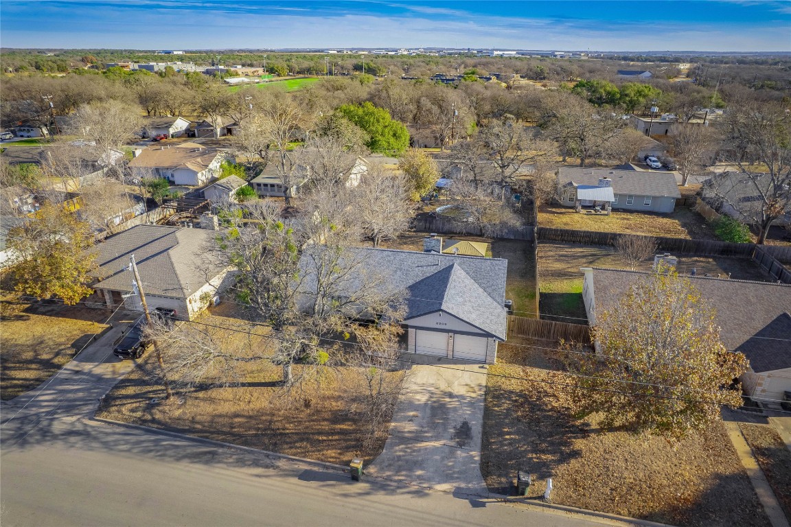 3209 Buffalo Springs Trail Georgetown, TX 78628 - Photo 29 of 32 an aerial view of residential houses with outdoor space