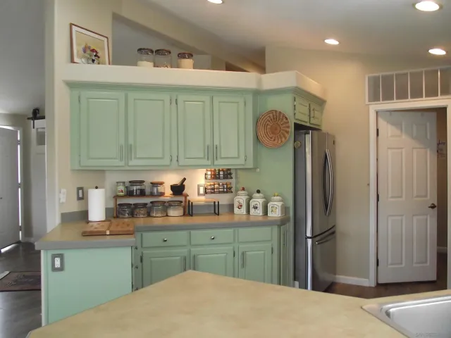 a view of a balcony with an outdoor space