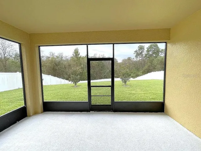 a view of an outdoor space and a yard