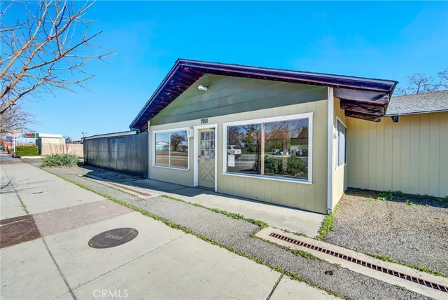 a view of a house with a swimming pool