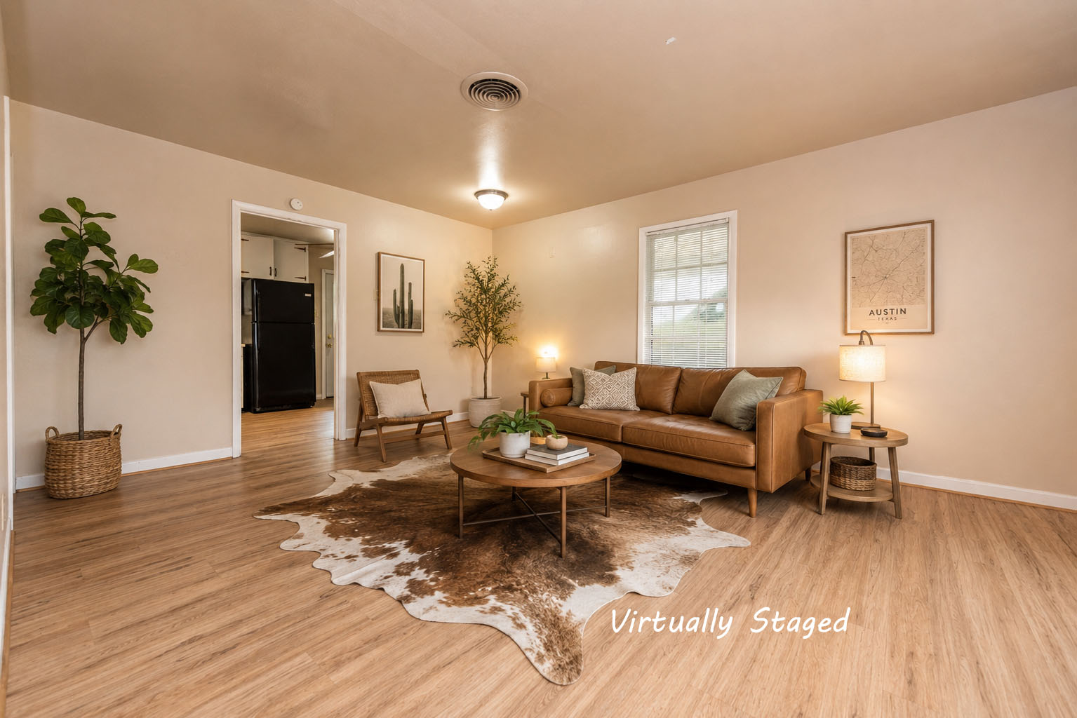 7602 Delafield Lane Austin, TX 78752 - Photo 4 of 17 A well-lit gathering space features durable flooring and an inviting neutral palette.