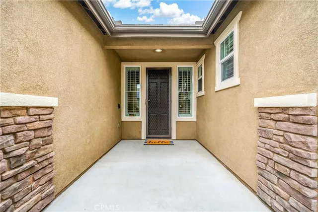 wooden floor and windows in a room