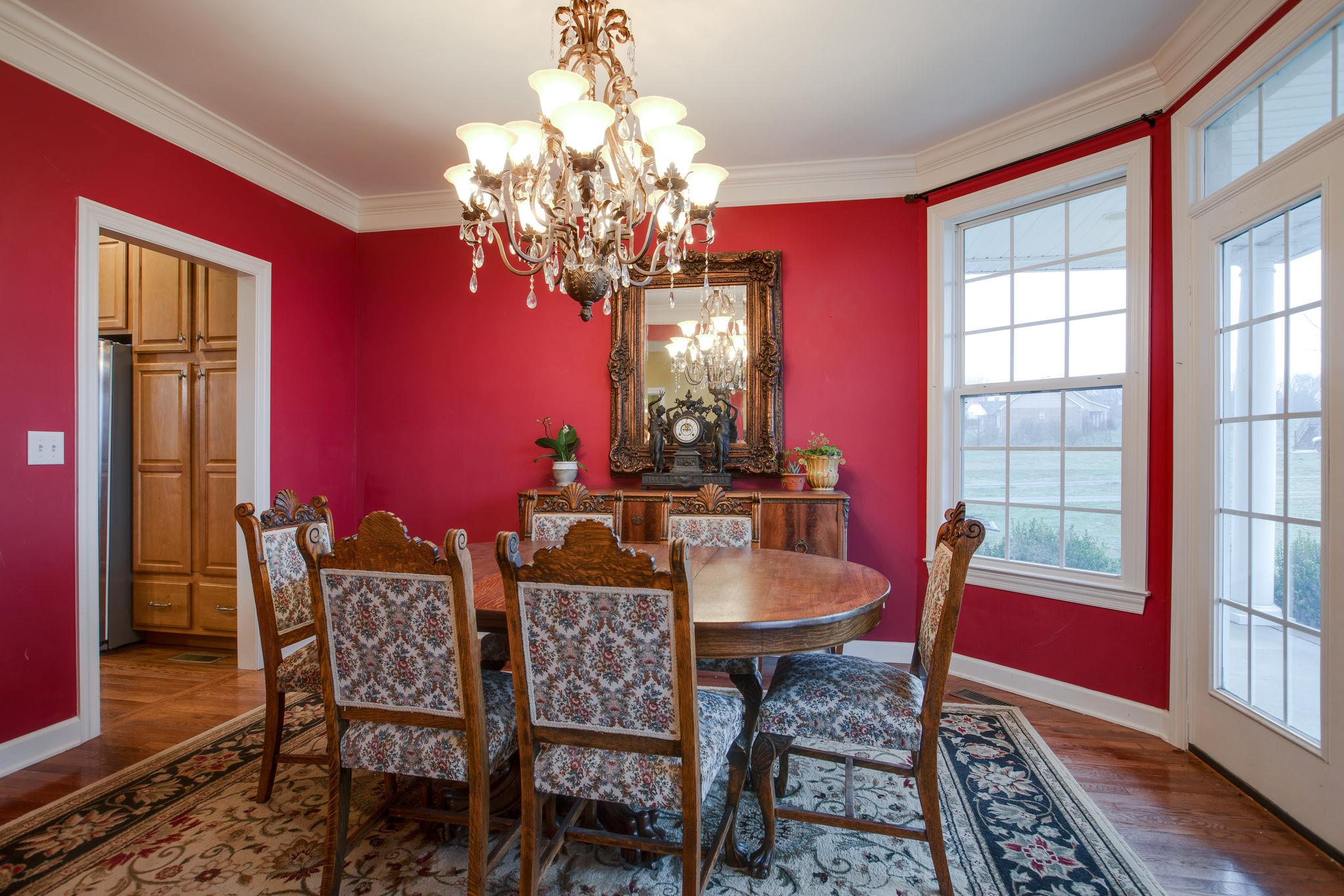 9552 Mullins Road Arrington, TN 37014 - Photo 5 of 30 Dining room to the right of the front door is bright and spacious.