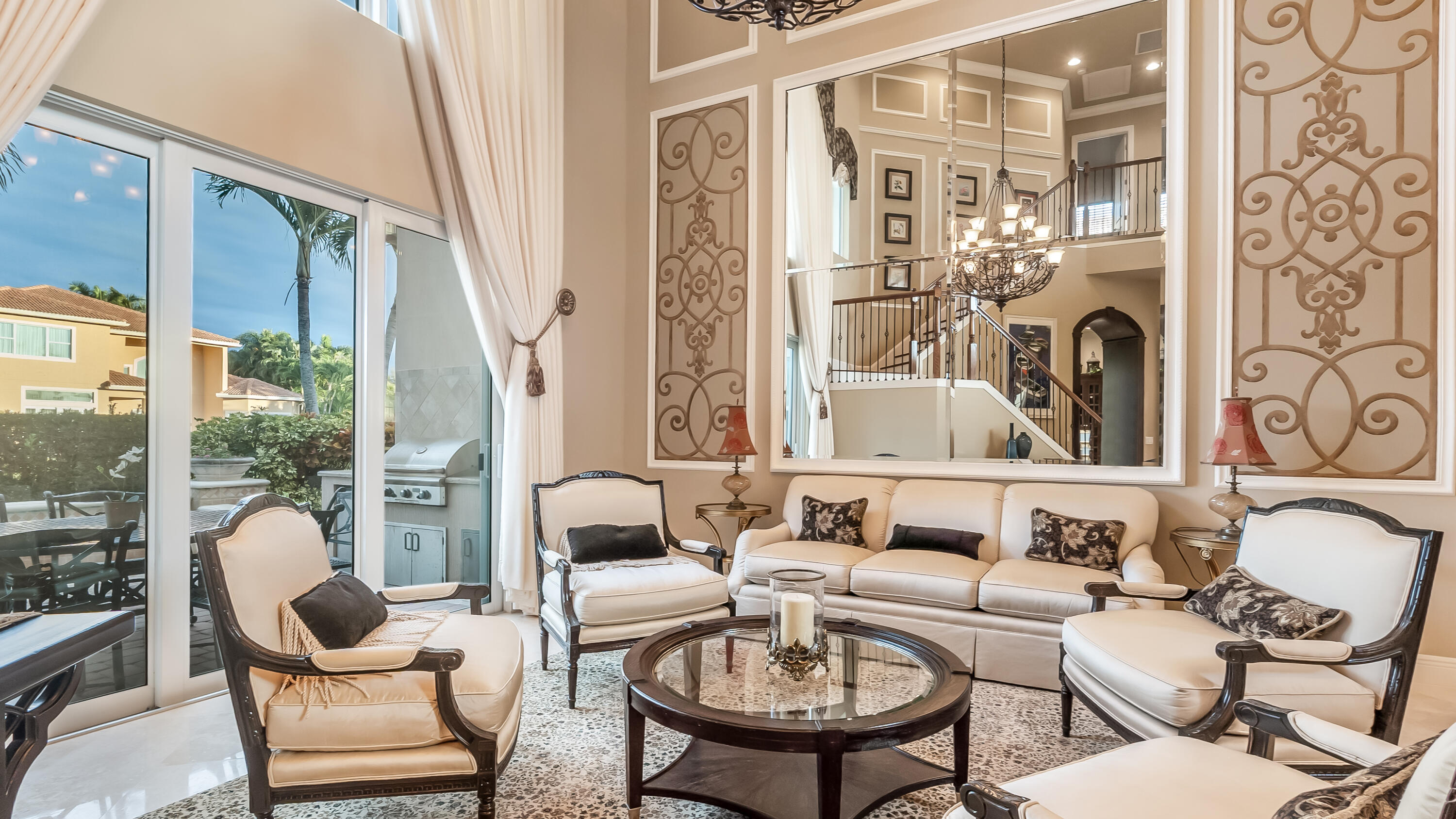 17384 Vistancia Circle Boca Raton, FL 33496 - Photo 13 of 52 a living room with furniture and a large window