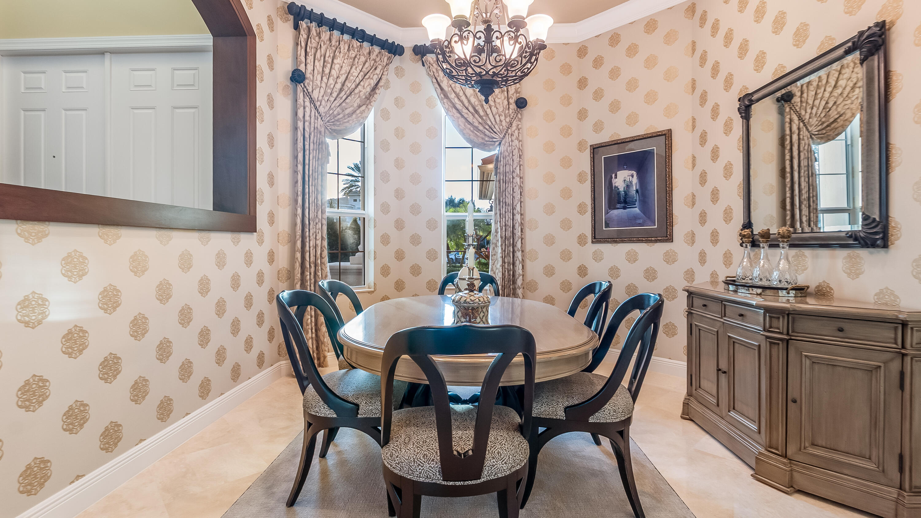 17384 Vistancia Circle Boca Raton, FL 33496 - Photo 16 of 52 a view of a dining room with furniture and wooden floor