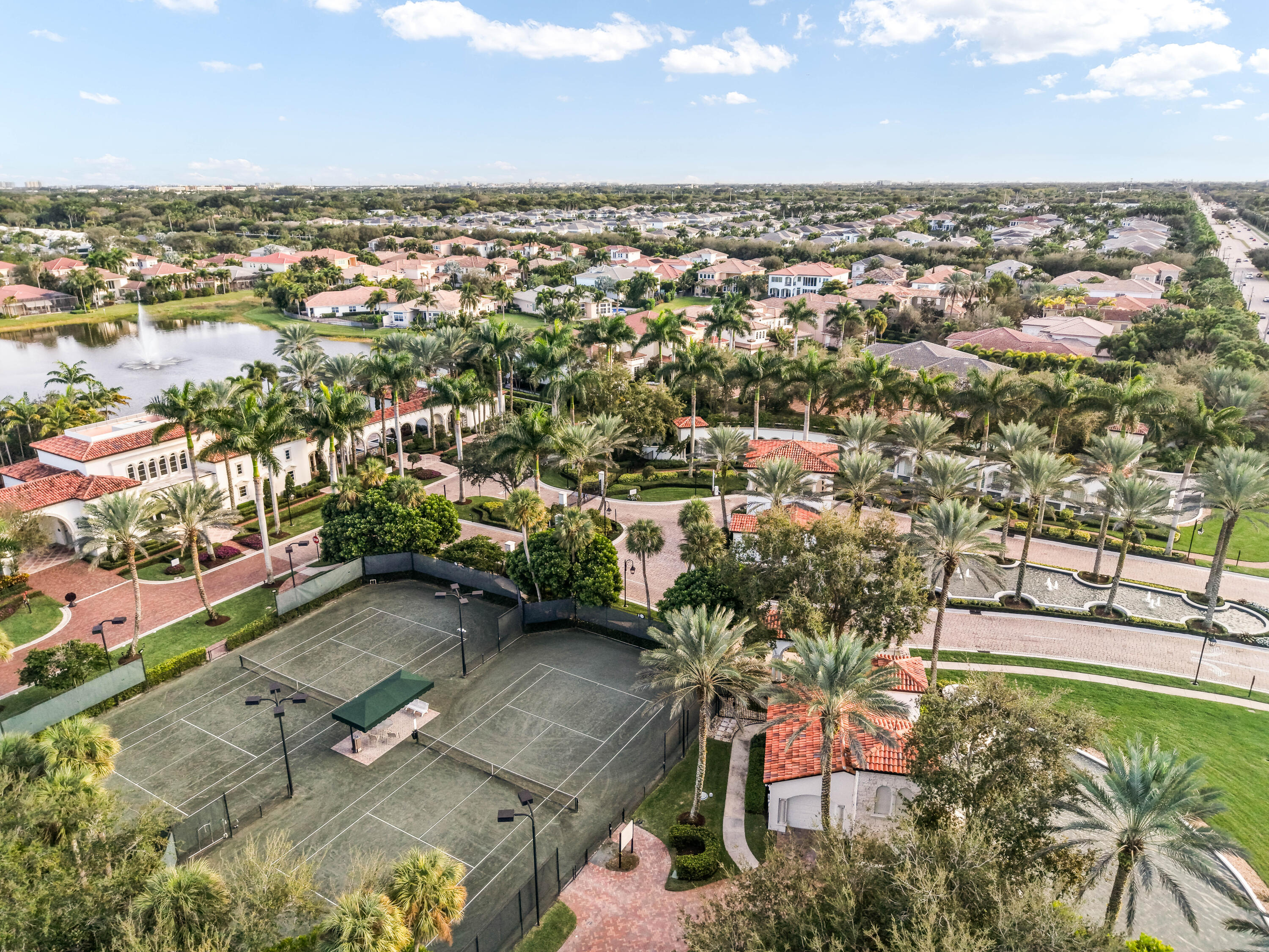 17384 Vistancia Circle Boca Raton, FL 33496 - Photo 47 of 52 an aerial view of residential houses with outdoor space