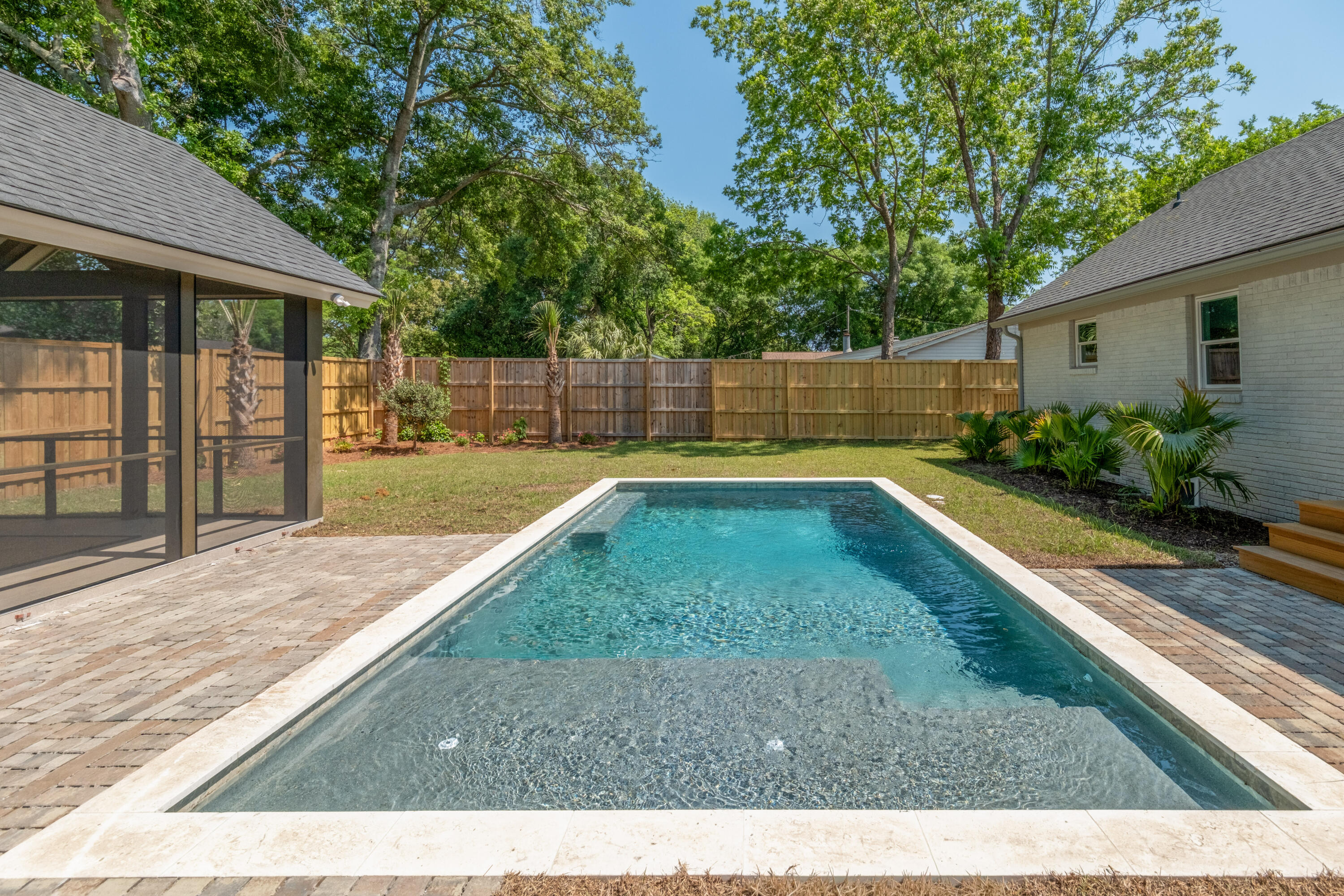 1405 Heather Drive Mount Pleasant, SC 29464 - Photo 9 of 103 Side pool view from outdoor kitchen