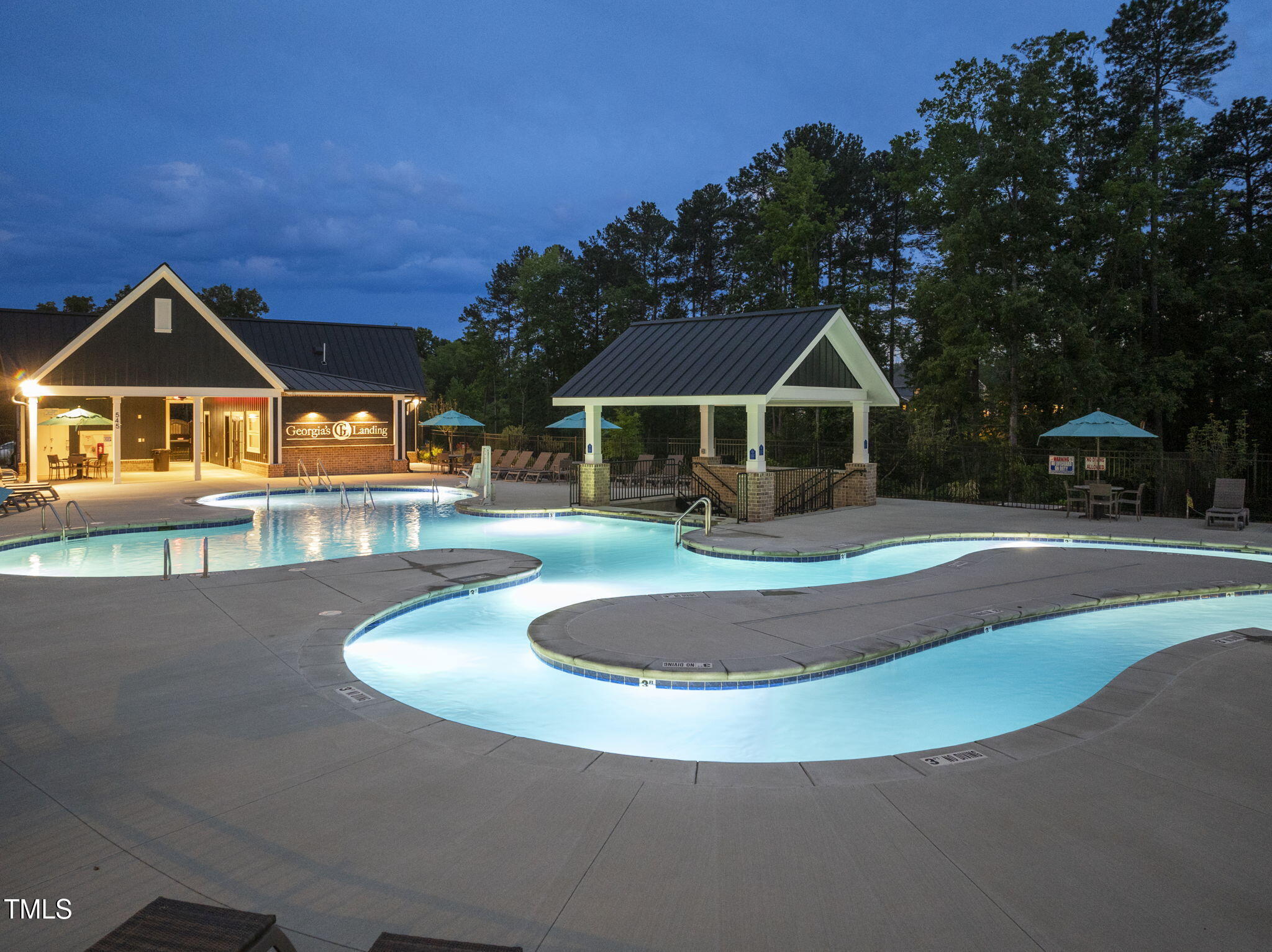 227 Augusta Pond Way, Unit 159 Raleigh, NC 27603 - Photo 47 of 51 Lazy River Dusk - RAL - Georgias Landing