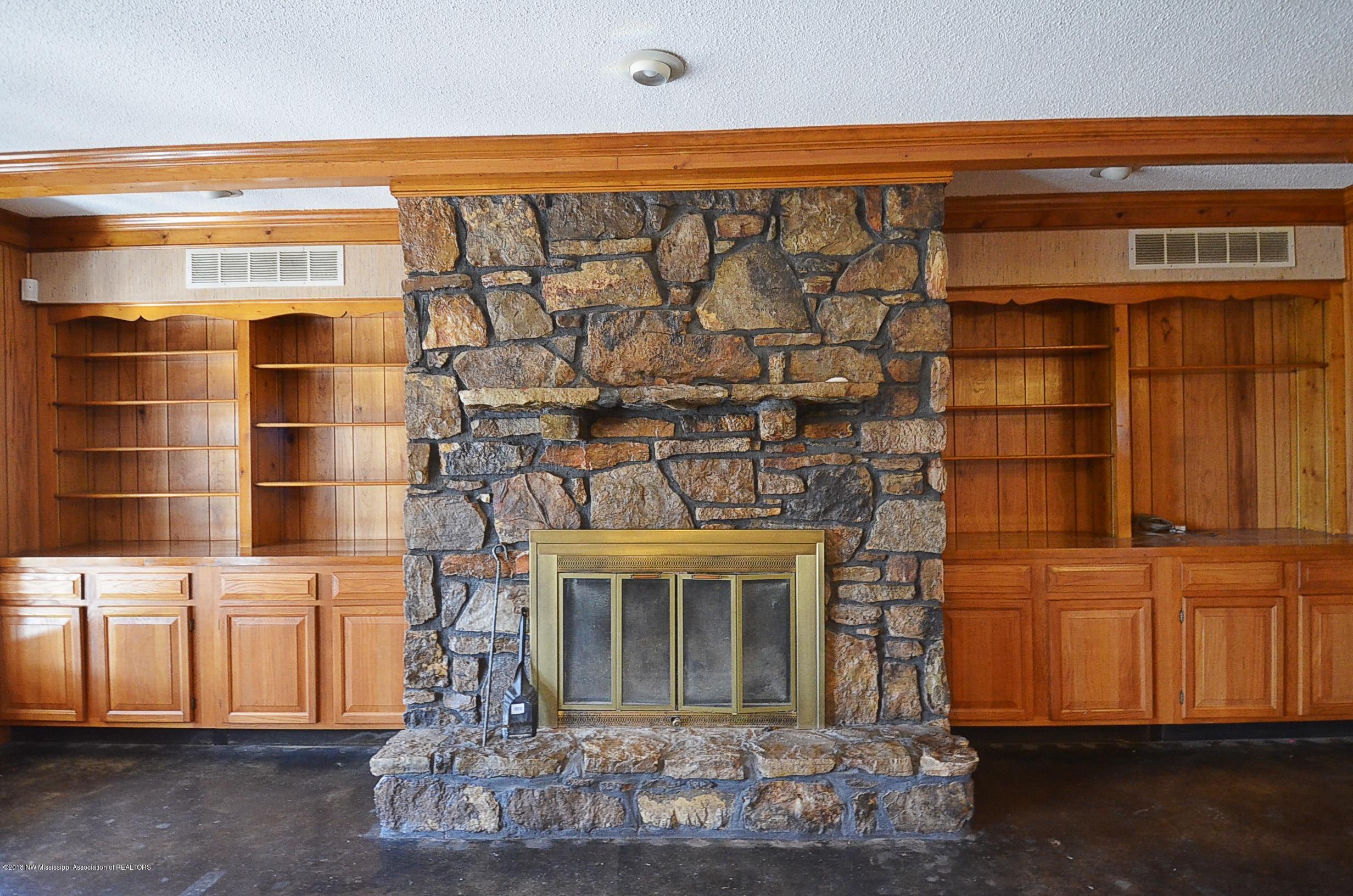 3265 Getwell Road South Hernando, MS 38632 - Photo 12 of 33 Fireplace and bookcase