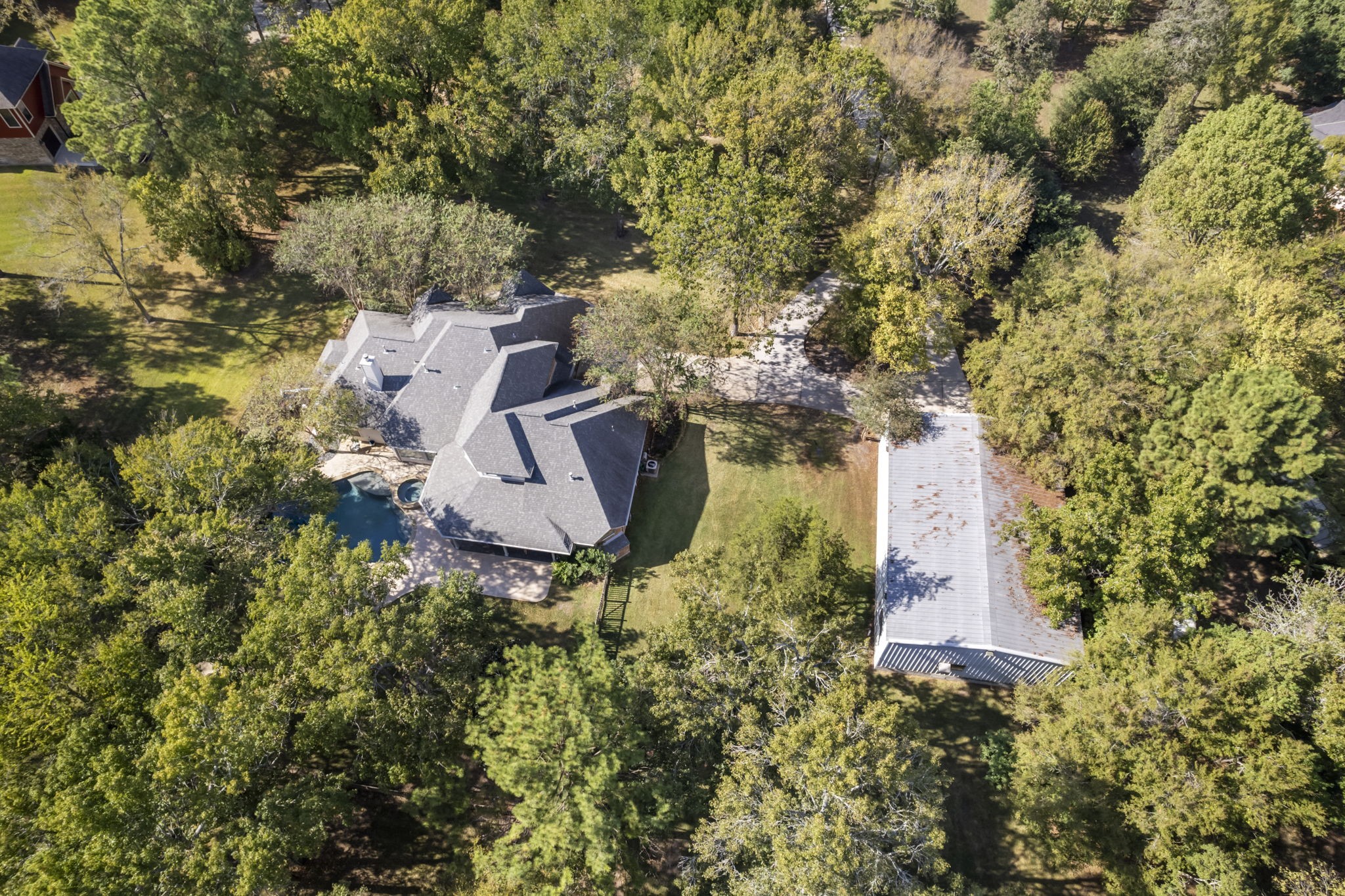 20111 Hilltop Ranch Drive Montgomery, TX 77316 - Photo 5 of 32 an aerial view of a house with outdoor space