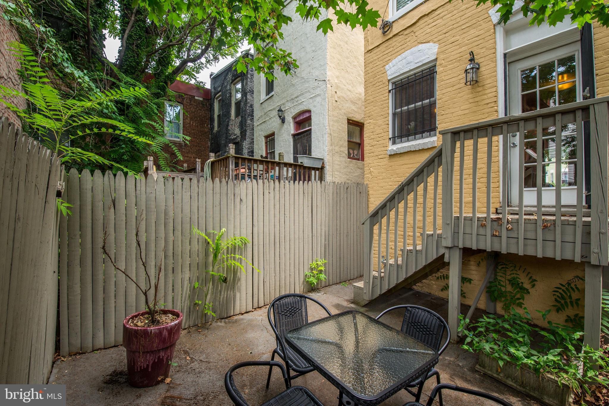 707 7th Street Southeast Washington, DC 20003 - Photo 12 of 16 Private Fenced Patio