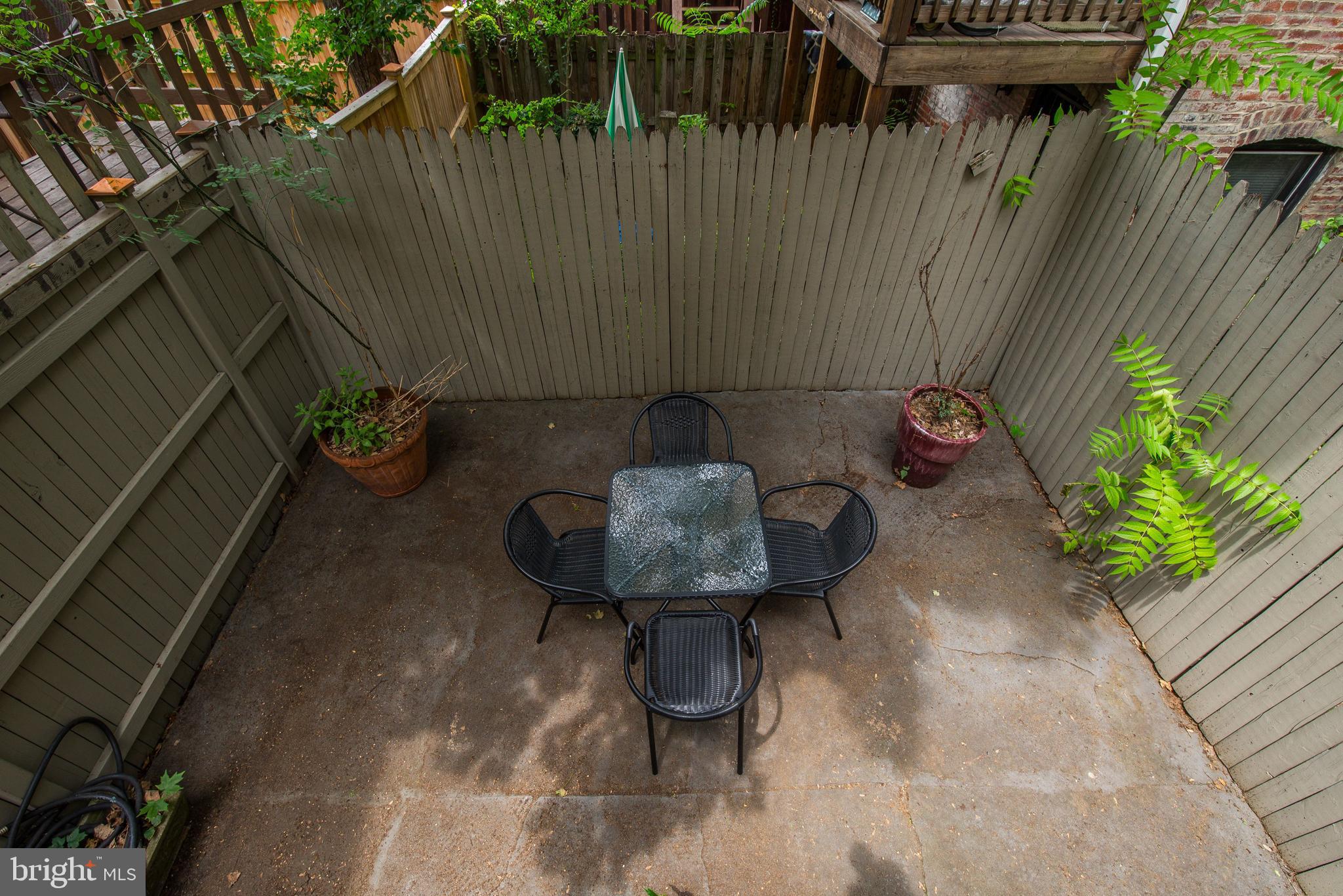 707 7th Street Southeast Washington, DC 20003 - Photo 13 of 16 Private Fenced Patio