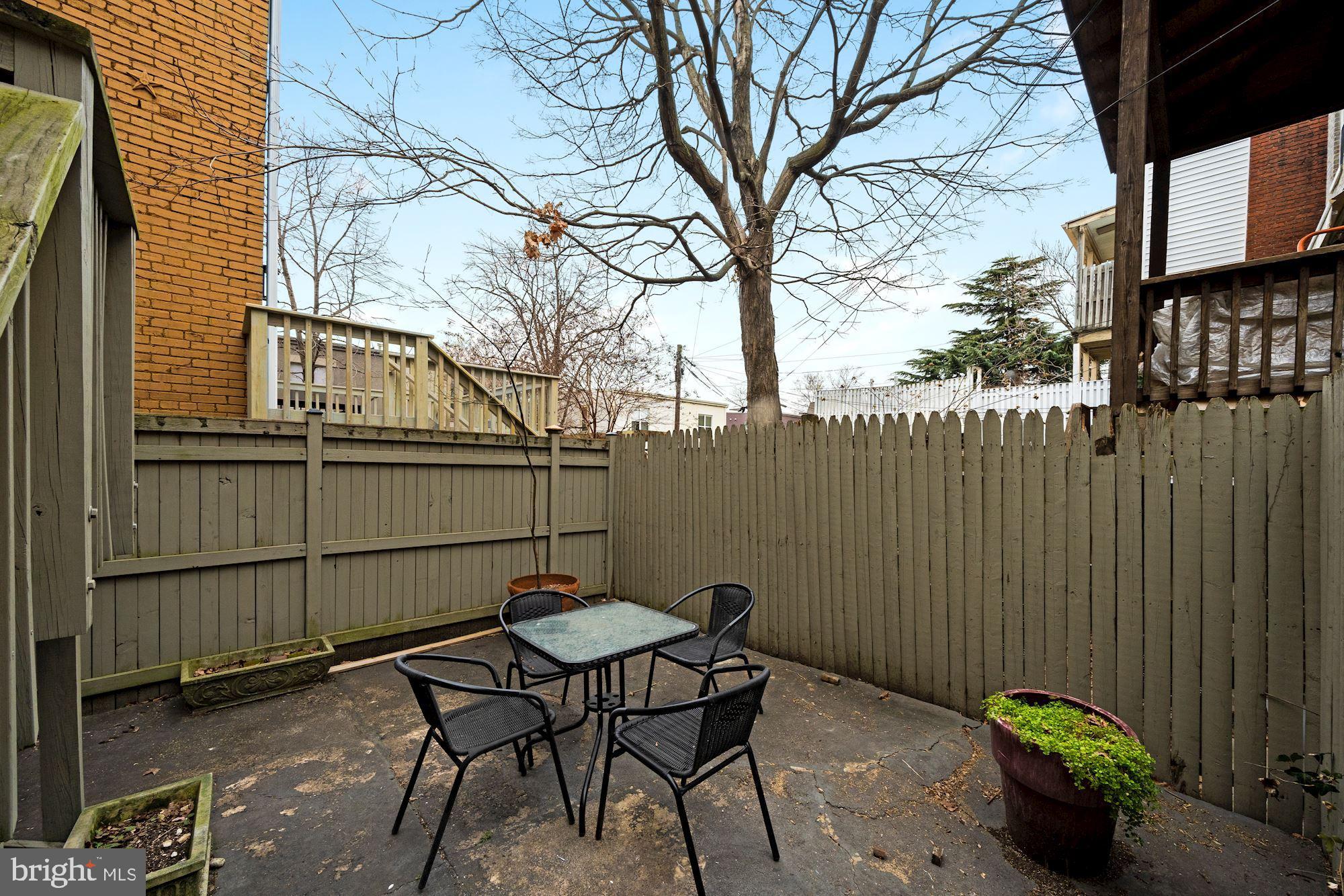707 7th Street Southeast Washington, DC 20003 - Photo 14 of 16 Private Fenced Patio