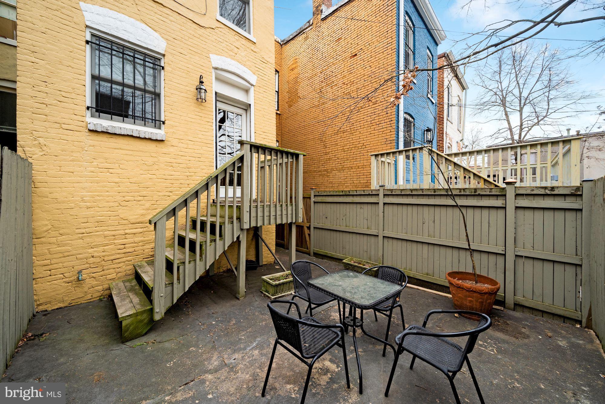 707 7th Street Southeast Washington, DC 20003 - Photo 15 of 16 Private Fenced Patio