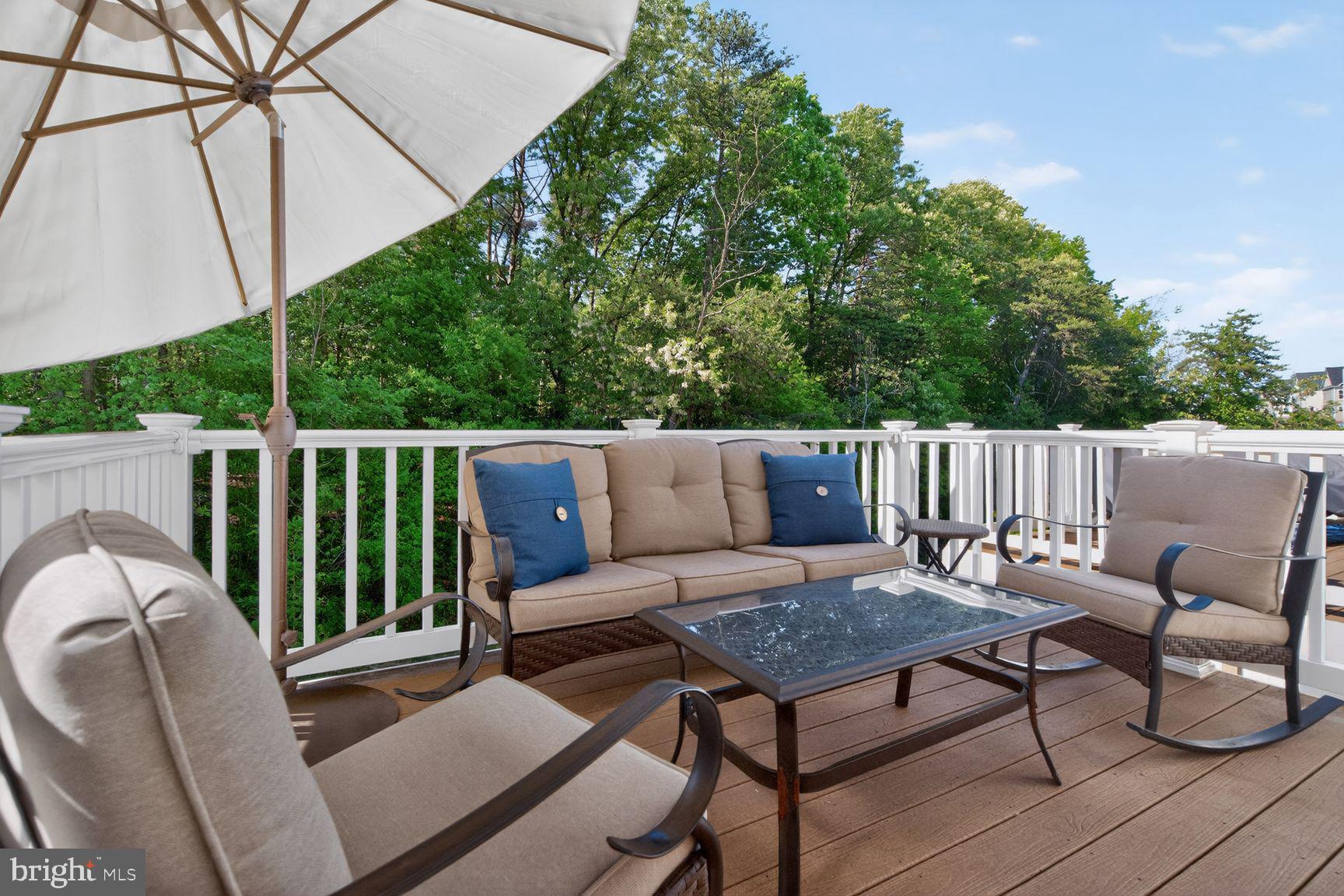 2914 Koens Court Hanover, MD 21076 - Photo 19 of 53 Second Level Deck-Serene Tree Line View