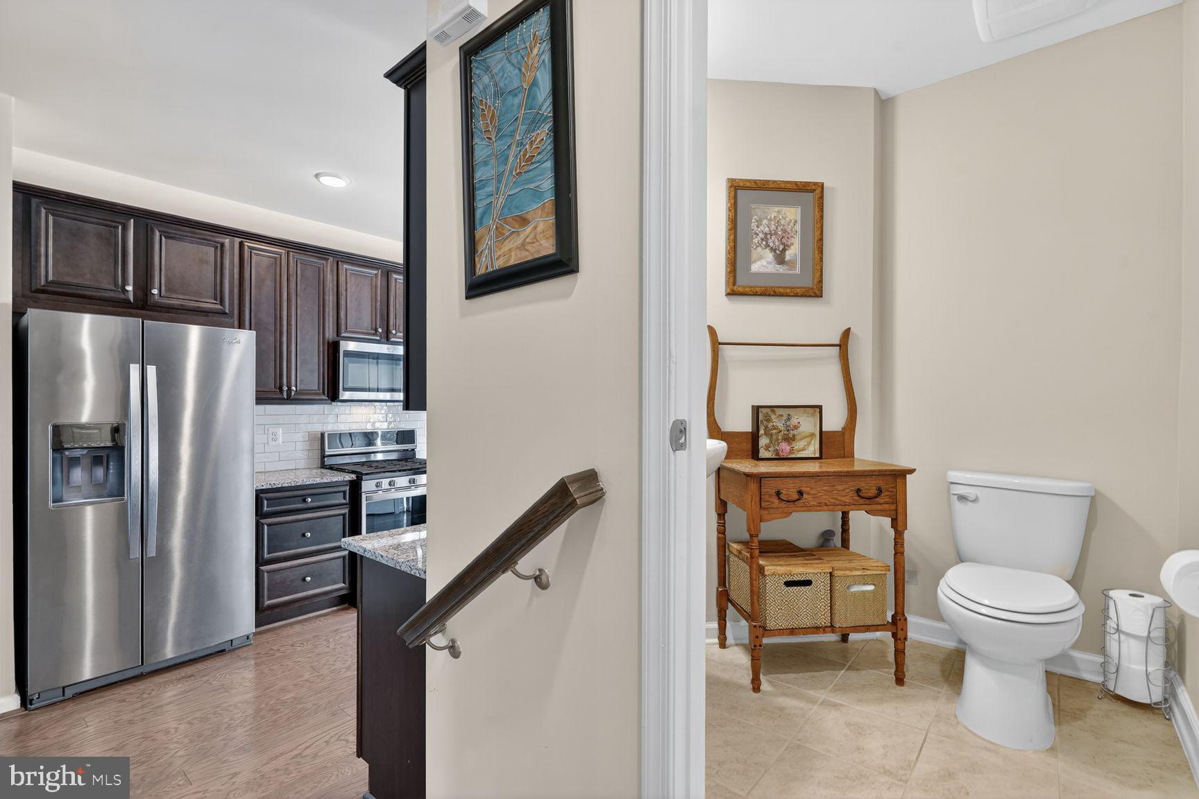 2914 Koens Court Hanover, MD 21076 - Photo 20 of 53 Half Bathroom @ Bottom of 3rd Level Stairs