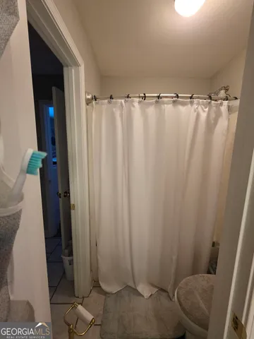 a view of a bathroom