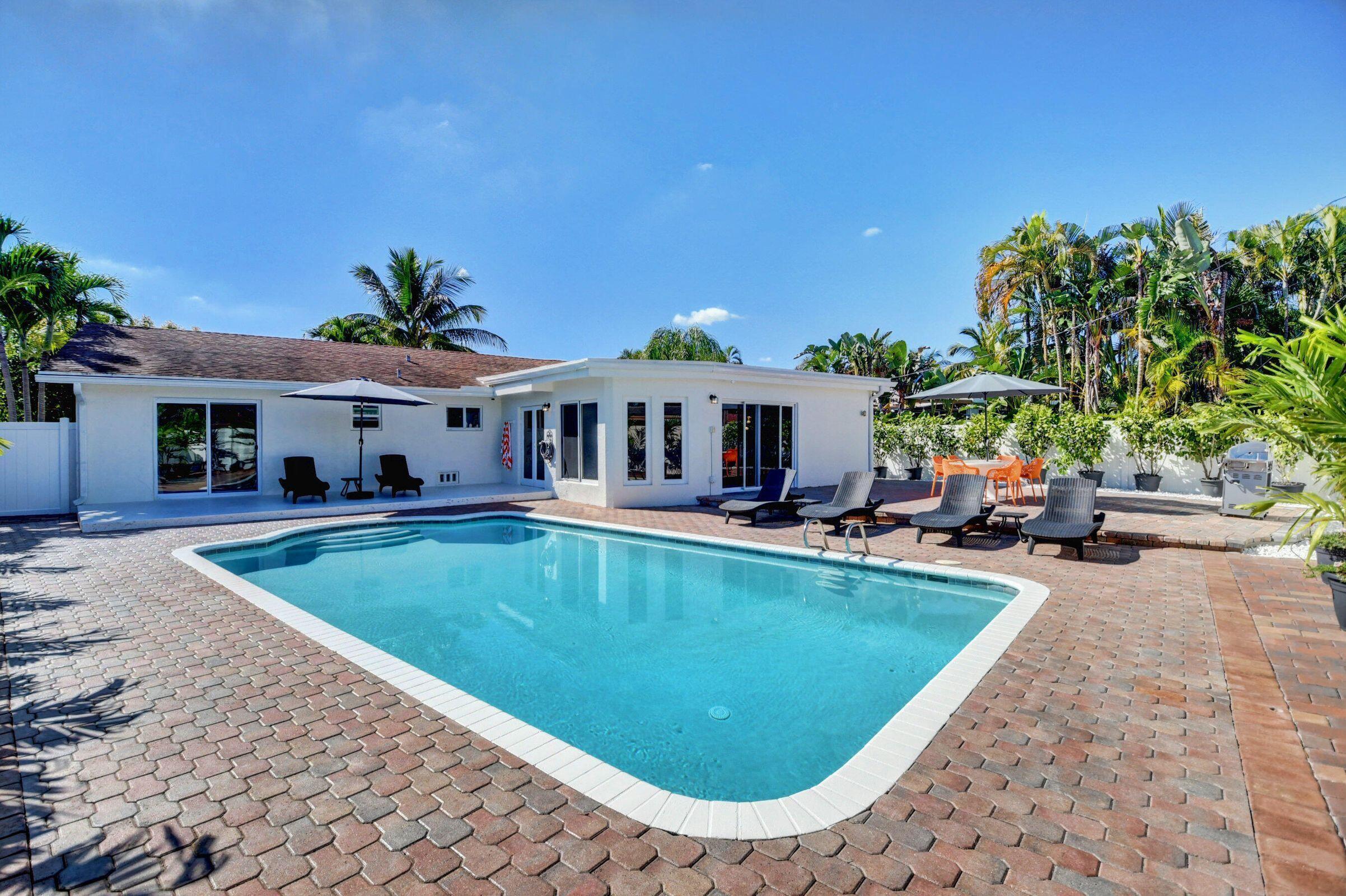 Beautiful pool area