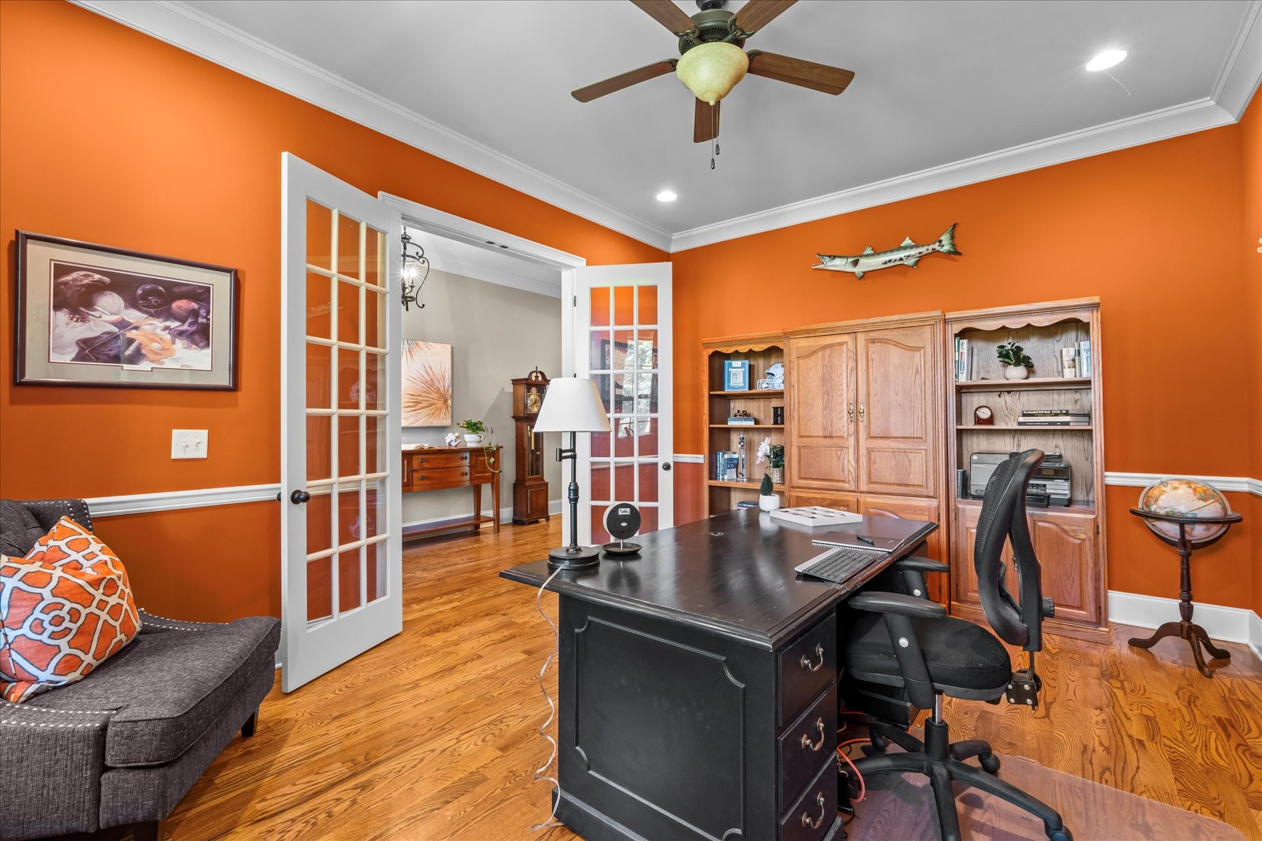 8311 Saundersville Road Mount Juliet, TN 37122 - Photo 18 of 70 a view of a dining room with furniture a chandelier and wooden floor