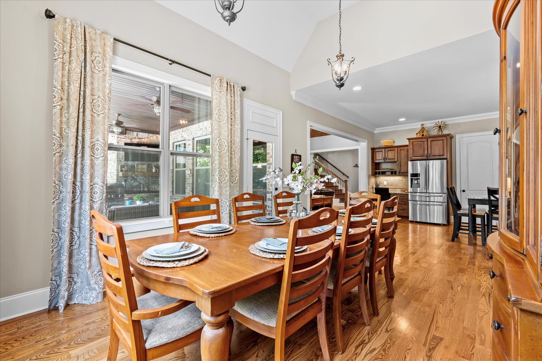 8311 Saundersville Road Mount Juliet, TN 37122 - Photo 32 of 70 a dining room with furniture window and wooden floor