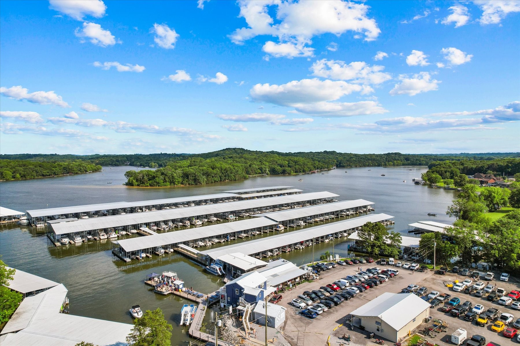 8311 Saundersville Road Mount Juliet, TN 37122 - Photo 67 of 70 a view of a lake with a yard