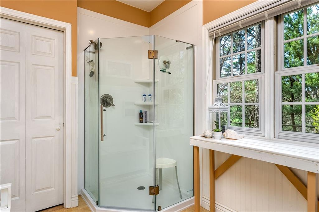 2430 Brandt School Road Wexford, PA 15090 - Photo 12 of 25 a bathroom with a shower and a sink