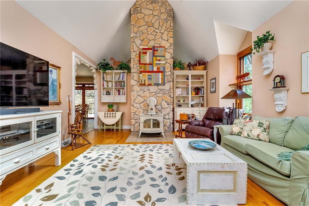 2430 Brandt School Road Wexford, PA 15090 - Photo 4 of 25 a living room with fireplace furniture and a rug