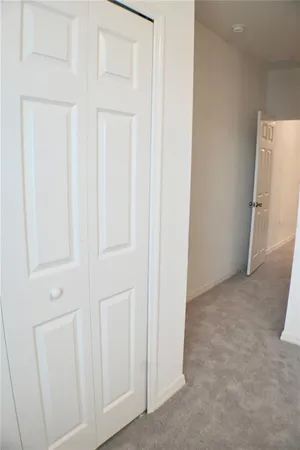 a view of a closet area