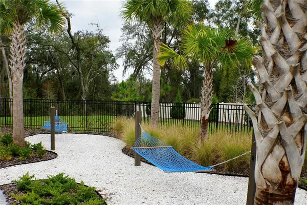 a view of a lake with a house