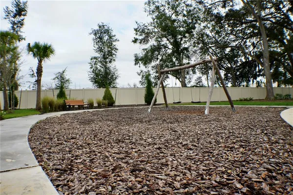 a view of outdoor space with garden