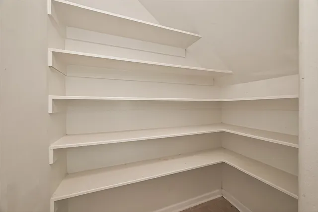 a view of an empty racks