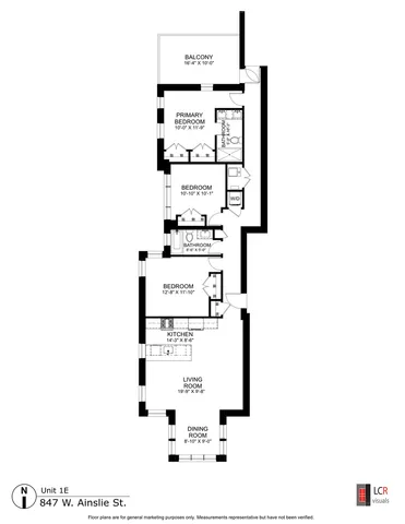 $575,000 | 847 West Ainslie Street, Unit 1E, Chicago, IL 60640