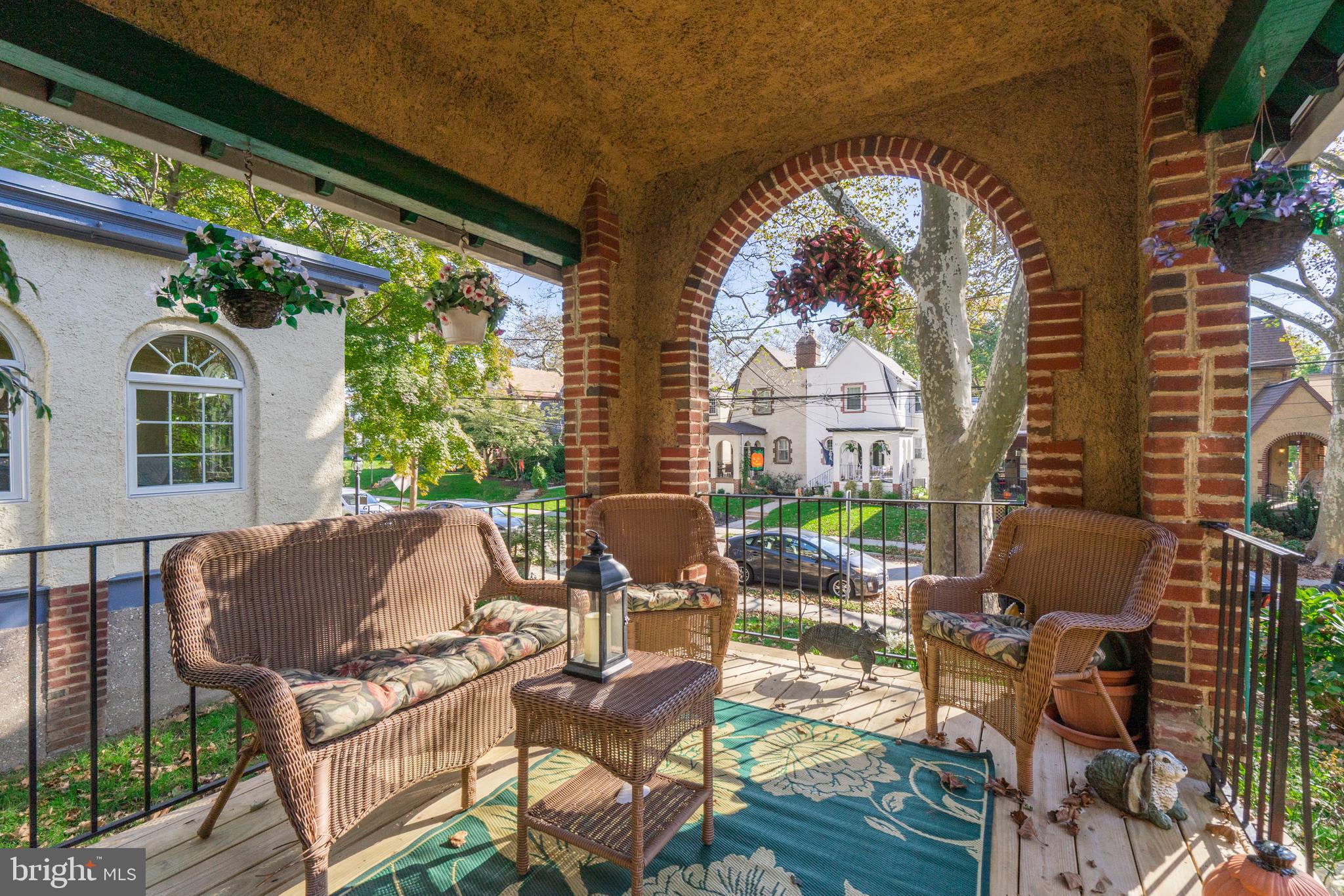 32 Wellington Road Ardmore, PA 19003 - Photo 4 of 35 Cozy Front Porch