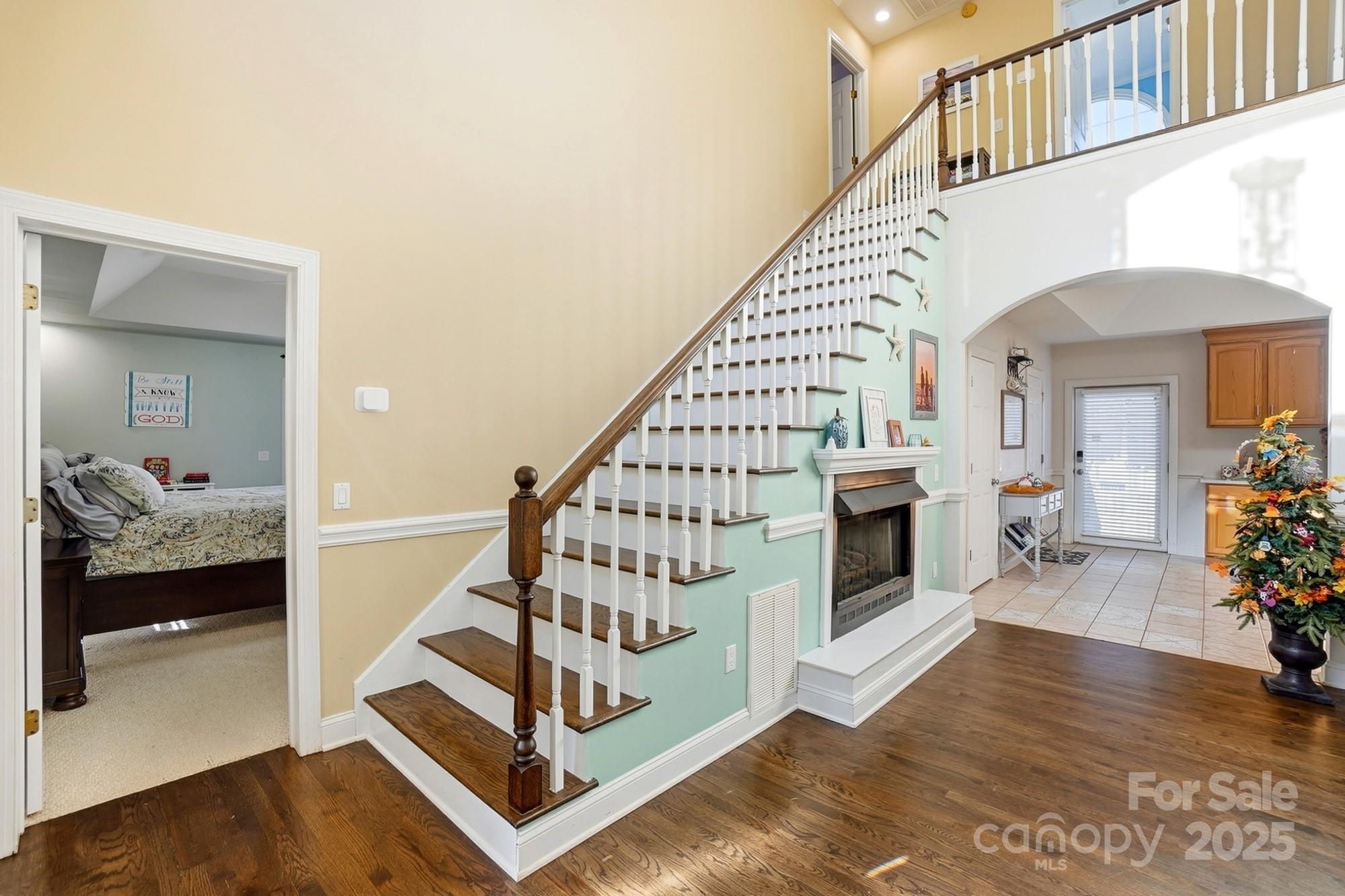 845 St Paul Church Road Salisbury, NC 28146 - Photo 5 of 44 a view of entryway and hall with wooden floor